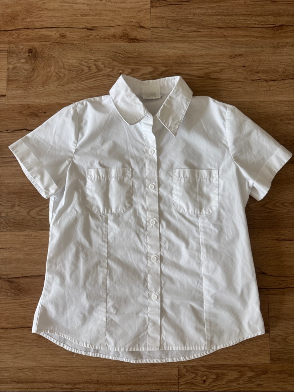 Dennis Uniform White Short-Sleeve Button-Down for Kids - Classic School Shirt